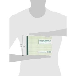 Exacompta - Réf. 5090E - 1 carnet de bord pour le suivi des déplacements - 64 pages - permet de consigner l'identité du conducte