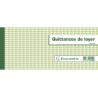 EXACOMPTA carnet de 50 feuilles de Quittance de loyer 101x165mm