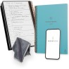 Rocketbook Fusion Agenda Non Daté Réutilisable, Taille Executive 15 cm x 22,4 cm, Bleu Clair - Objectifs, Calendrier Mensuel et 