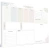 Bloc Planificateur A3 Non Daté, 50 Pages Planning Hebdomadaire avec To-Do List