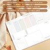 Bloc Planificateur A3 Non Daté, 50 Pages Planning Hebdomadaire avec To-Do List