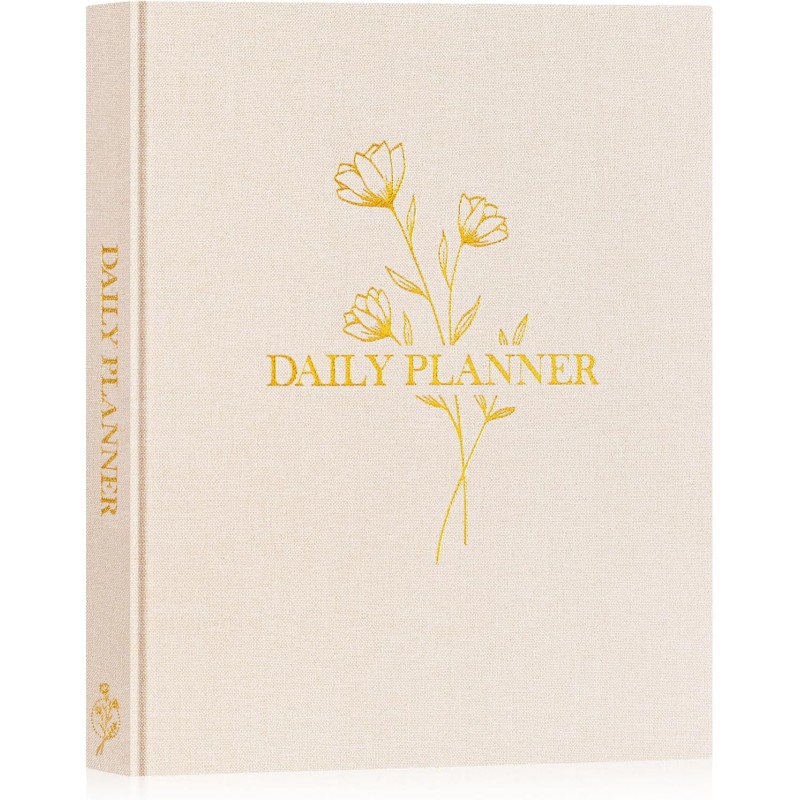 Lanpn agenda quotidien journalier, daily to do list planner planificateur liste de tâches non daté, planification journée journa