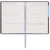 LEGAMI - Agenda hebdomadaire Mini 2026, Aura, édition spéciale, 12 mois Mini, carnet d'adresses inclus, fermeture avec élastique