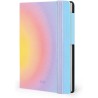 LEGAMI - Agenda hebdomadaire Mini 2026, Aura, édition spéciale, 12 mois Mini, carnet d'adresses inclus, fermeture avec élastique
