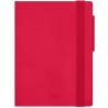 LEGAMI - Agenda hebdomadaire Mini 2026, Cherry Bomb, 12 mois Mini, carnet d'adresses inclus, fermeture avec élastique, journal d