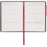 LEGAMI - Agenda hebdomadaire Mini 2026, Cherry Bomb, 12 mois Mini, carnet d'adresses inclus, fermeture avec élastique, journal d