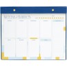Kokonote - Bloc Note A4 Semainier Akalia | Weekly Planner, Sous-Main Bureau, Planificateur Hebdomadaire | Papeterie de Bureau