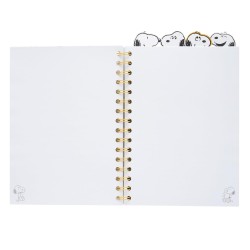 Grupo Erik - Carnet de Notes A5 Snoopy avec Intercalaires, 160 Pages | Notebook, Bullet Journal, Carnet Spirale