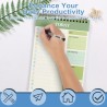 OFFCUP Bloc de Planification Hebdomadaire, 1pc A5 To-Do List de Taches 52 Feuilles (104 Pages), Blocs Note Agenda Quotidien Non 