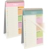 OFFCUP Bloc de Planification Hebdomadaire, 2pcs A5 To-Do List de Taches 52 Feuilles (104 Pages), Blocs Note Agenda Quotidien Non