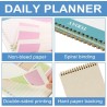 OFFCUP Bloc de Planification Hebdomadaire, 2pcs A5 To-Do List de Taches 52 Feuilles (104 Pages), Blocs Note Agenda Quotidien Non