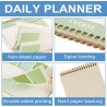 OFFCUP Bloc de Planification Hebdomadaire, 2pcs A5 To-Do List de Taches 52 Feuilles (104 Pages), Blocs Note Agenda Quotidien Non