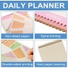 OFFCUP Bloc de Planification Hebdomadaire, 1pc A5 To-Do List de Taches 52 Feuilles (104 Pages), Blocs Note Agenda Quotidien Non 