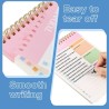 OFFCUP Bloc de Planification Hebdomadaire, 1pc A5 To-Do List de Taches 52 Feuilles (104 Pages), Blocs Note Agenda Quotidien Non 