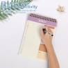 OFFCUP Bloc de Planification Hebdomadaire, 2pcs A5 To-Do List de Taches 52 Feuilles (104 Pages), Blocs Note Agenda Quotidien Non