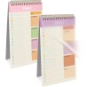 OFFCUP Bloc de Planification Hebdomadaire, 2pcs A5 To-Do List de Taches 52 Feuilles (104 Pages), Blocs Note Agenda Quotidien Non