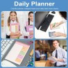 OFFCUP Bloc de Planification Hebdomadaire, 2pcs A5 To-Do List de Taches 52 Feuilles (104 Pages), Blocs Note Agenda Quotidien Non