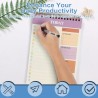 OFFCUP Bloc de Planification Hebdomadaire, 1pc A5 To-Do List de Taches 52 Feuilles (104 Pages), Blocs Note Agenda Quotidien Non 