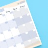 Organizador A4 - Agenda Planificador Mensual Calendario Perpetuo 2023/24/25-25 Hojas.