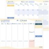 Planificador Semanal + Planificador Mensual - Pack de 2 planners A4, Planning de Escritorio. Agendas, Planificadores y Calendari