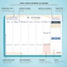 Planificador Semanal + Planificador Mensual - Pack de 2 planners A4, Planning de Escritorio. Agendas, Planificadores y Calendari