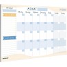 Monatsplaner Block A4 ohne Festes Datum. Terminplaner, Familienplaner mit Monatsziel, To-Do-Liste, Notizen, großem Notizfeld - E