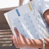 Monatsplaner Block A4 ohne Festes Datum. Terminplaner, Familienplaner mit Monatsziel, To-Do-Liste, Notizen, großem Notizfeld - E