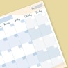 Monthly Planner Pad A4 for Home, Study, Work & Family Plans - Efficient Planner: Organize Your Schedule, Set Goals and Boost Pro