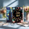 Agenda Calendrier 2026 – Semainier & Mensuel Relié 15,8×21,7 cm, Design Floral, Organisateur avec Onglets, Notes et Autocollants