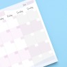 Wochenplaner + Monatsplaner Block A4 ohne Festes Datum. Terminplaner, Familienplaner mit Monatsziel, To-Do-Liste, Notizen, Wicht