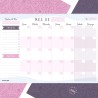 Planificador Mensual, Organizador Mensual A4 - Agenda Mensual Calendario Perpetuo 2023/24/25 - Monthly Planner, Planner Mensual 