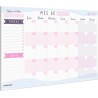 Planificador Semanal + Planificador Mensual - Pack de 2 planners Organizador Semanal + Mensual A4, Planning de Escritorio. Agend
