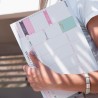 Planner Settimanale Scrivania - Planning Settimanale da Tavolo A4 - Agenda Settimanale, 52 Flogi - Weekly Planner - Agenda Appun