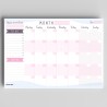 Monthly Planner Pad A4 for Home, Study, Work & Family Plans - Efficient Planner: Organize Your Schedule, Set Goals and Boost Pro
