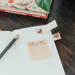 Grupo Erik - Set Bloc Notes Semainier Frida Kahlo | Planner Hebdomadaire, Notes Adhésives| Papeterie de Bureau, Fournitures Scol
