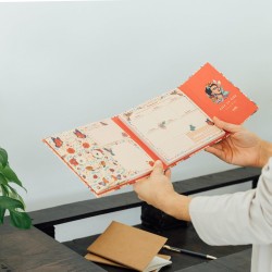 Grupo Erik - Set Bloc Notes Semainier Frida Kahlo | Planner Hebdomadaire, Notes Adhésives| Papeterie de Bureau, Fournitures Scol
