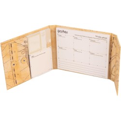 Grupo Erik Harry Potter Agenda hebdomadaire et notes adhésives | 5 blocs-notes | Cadeaux | Papeterie