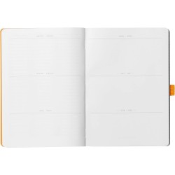RHODIA 117579C - Carnet Souple Bullet Journal Goalbook Violet - A5 14,8 x 21 cm - Pointillés Dot - 240 pages - Papier Clairefont