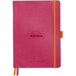 RHODIA 117581C - Carnet Souple Bullet Journal Goalbook Framboise - A5 14,8 x 21 cm - Pointillés Dot - 240 pages - Papier Clairef