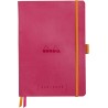 RHODIA 117581C - Carnet Souple Bullet Journal Goalbook Framboise - A5 14,8 x 21 cm - Pointillés Dot - 240 pages - Papier Clairef