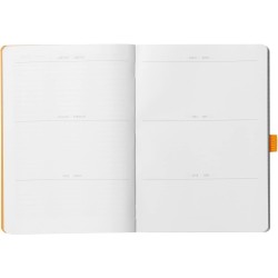 RHODIA 117581C - Carnet Souple Bullet Journal Goalbook Framboise - A5 14,8 x 21 cm - Pointillés Dot - 240 pages - Papier Clairef