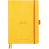 RHODIA 117585C - Carnet Souple Bullet Journal Goalbook Jonquille - A5 14,8 x 21 cm - Pointillés Dot - 240 pages - Papier Clairef