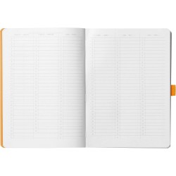 RHODIA 117585C - Carnet Souple Bullet Journal Goalbook Jonquille - A5 14,8 x 21 cm - Pointillés Dot - 240 pages - Papier Clairef