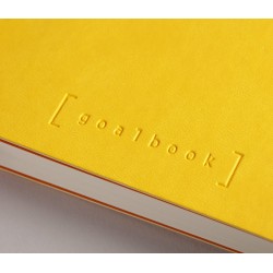 RHODIA 117585C - Carnet Souple Bullet Journal Goalbook Jonquille - A5 14,8 x 21 cm - Pointillés Dot - 240 pages - Papier Clairef