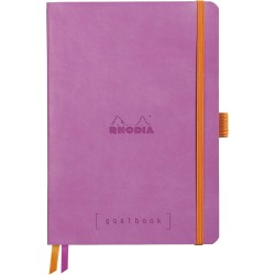 RHODIA 117580C - Carnet Souple Bullet Journal Goalbook Lilas - A5 14,8 x 21 cm - Pointillés Dot - 240 pages - Papier Clairefonta