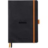 RHODIA 117571C - Carnet Souple Bullet Journal Goalbook Noir - A5 14,8 x 21 cm - Pointillés Dot - 240 pages - Papier Clairefontai