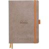 RHODIA 117573C - Carnet Souple Bullet Journal Goalbook Taupe - A5 14,8 x 21 cm - Pointillés Dot - 240 pages - Papier Clairefonta