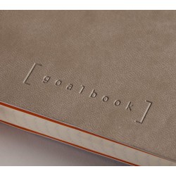 RHODIA 117573C - Carnet Souple Bullet Journal Goalbook Taupe - A5 14,8 x 21 cm - Pointillés Dot - 240 pages - Papier Clairefonta