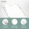 paper&you® A6 TO-DO bloc notes [feuille d'or] avec 50 pièces à déchirer - agenda journalier, organiseur - durable & respectueux 