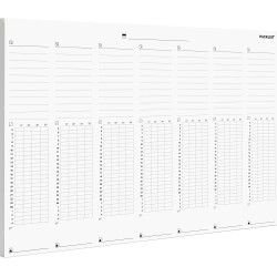 Planificateur d'études hebdomadaire PACKLIST - Organisateur académique, calendrier hebdomadaire et quotidien - Objectifs, horair